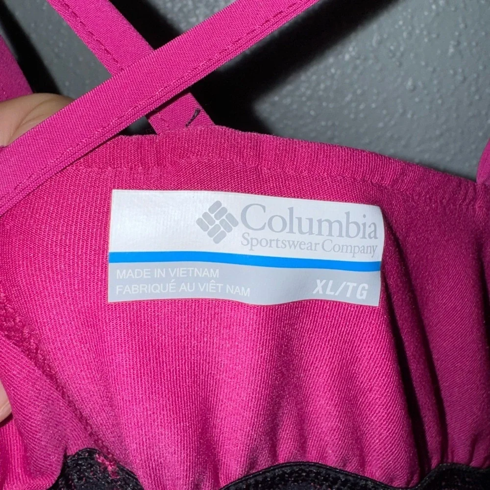 ⚡️ NWT Columbia Pleasant Creek Stretch Active Dress w/ Built in Shorts Pink XL - Picture 6 of 11